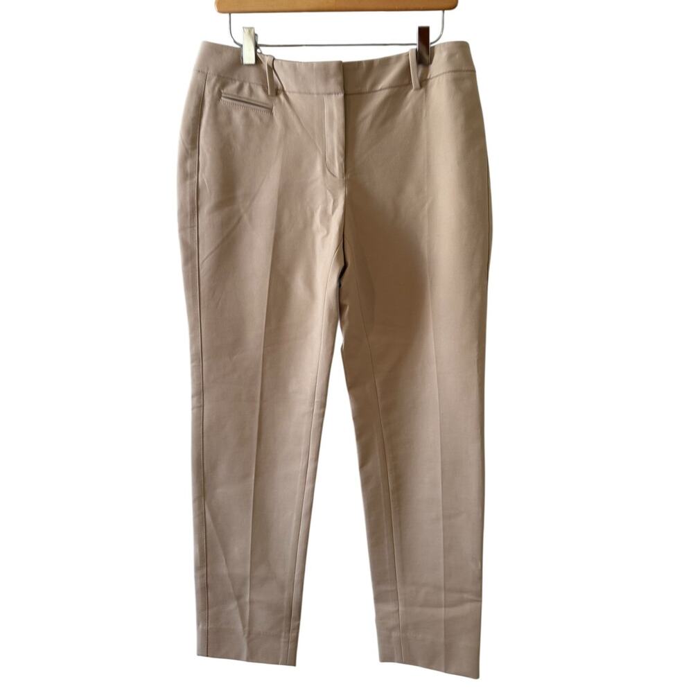 White House Black Market WHBM The Slim Pants Tan 6R